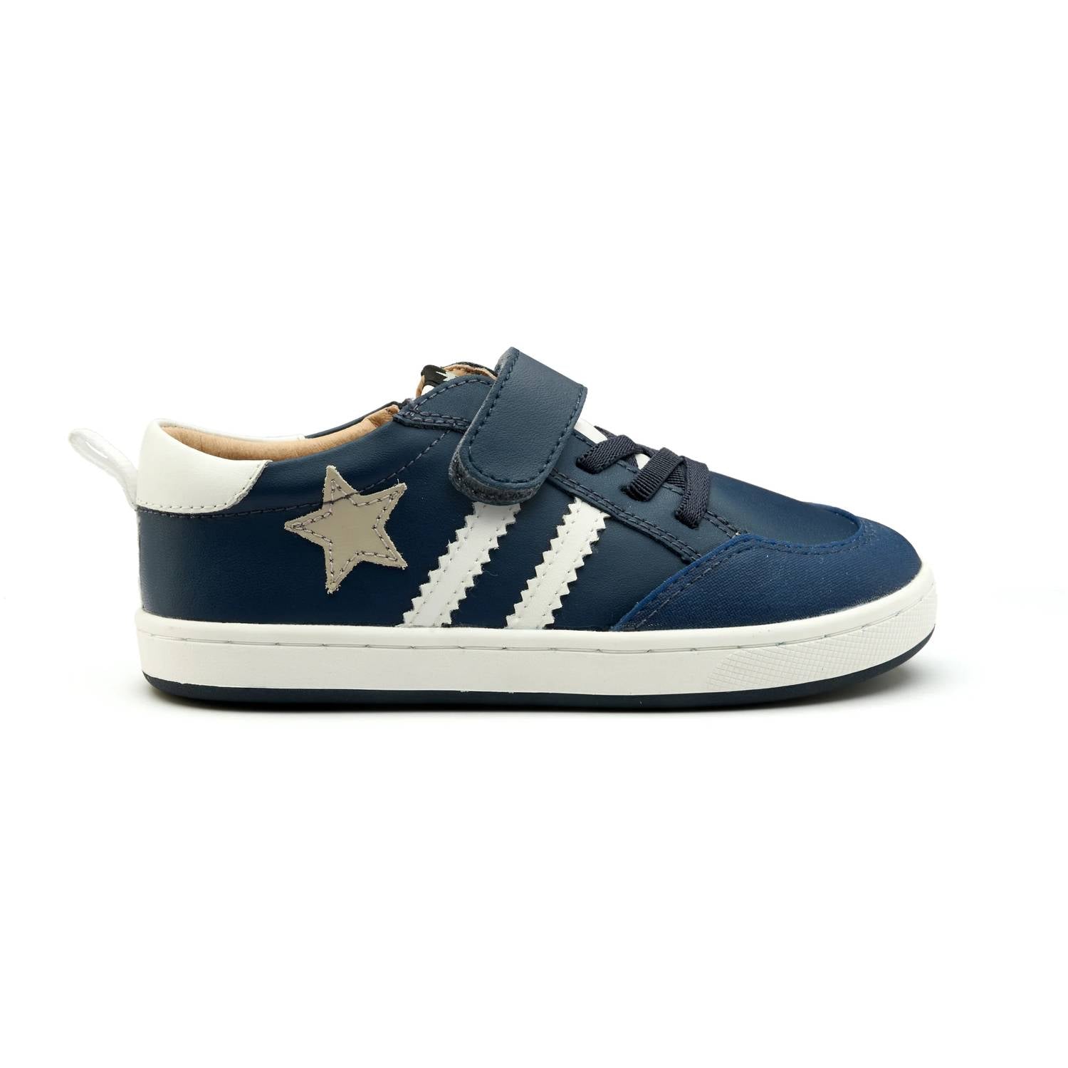 Oldsoles - Boy's Wos Runner VL Strap Star Sneakers