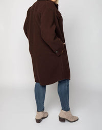 Vince - Brushed Wool Button Down Shirt Coat - Plus