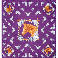 Wyoming Traders - Women's Wild Rag Filly Midnight Silk Scarf