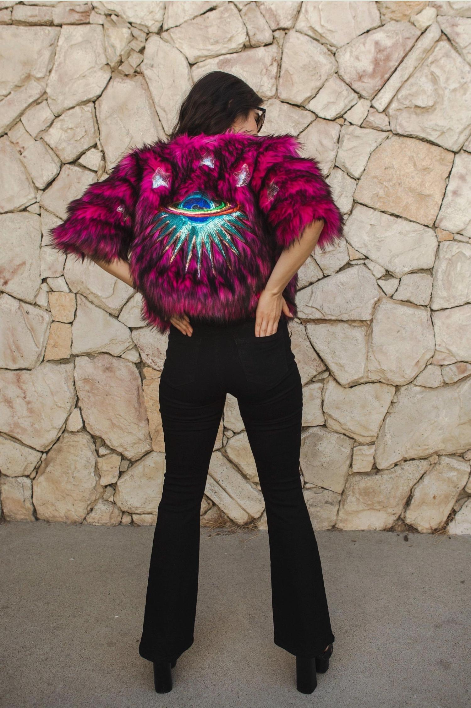Jennafer Grace - Planet Queen Faux Fur Jacket