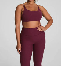 Spanx Low Impact Sports Bra in plum berry - women's intimate - view 4