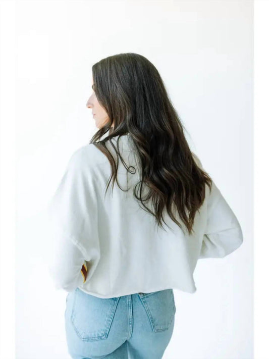 Gameday Social - ISU Split Sleeve Cropped Crew