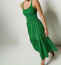 Nation Ltd - La Penelope Smocked Midi Dress