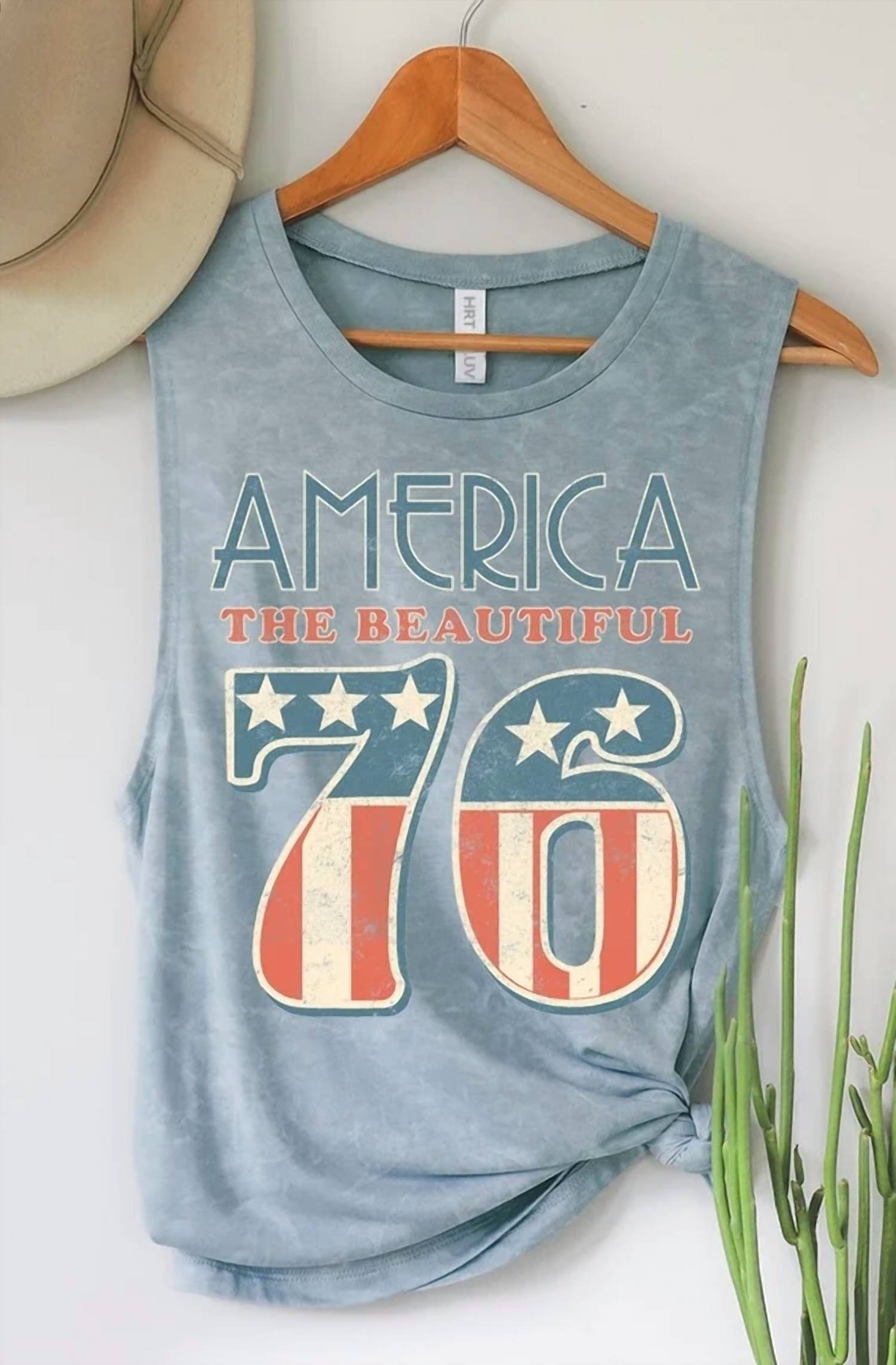 Hrt & Luv - Women's America 76 Graphic Tank Top