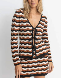 Rhythm. - Venice Knit Tie Front Top