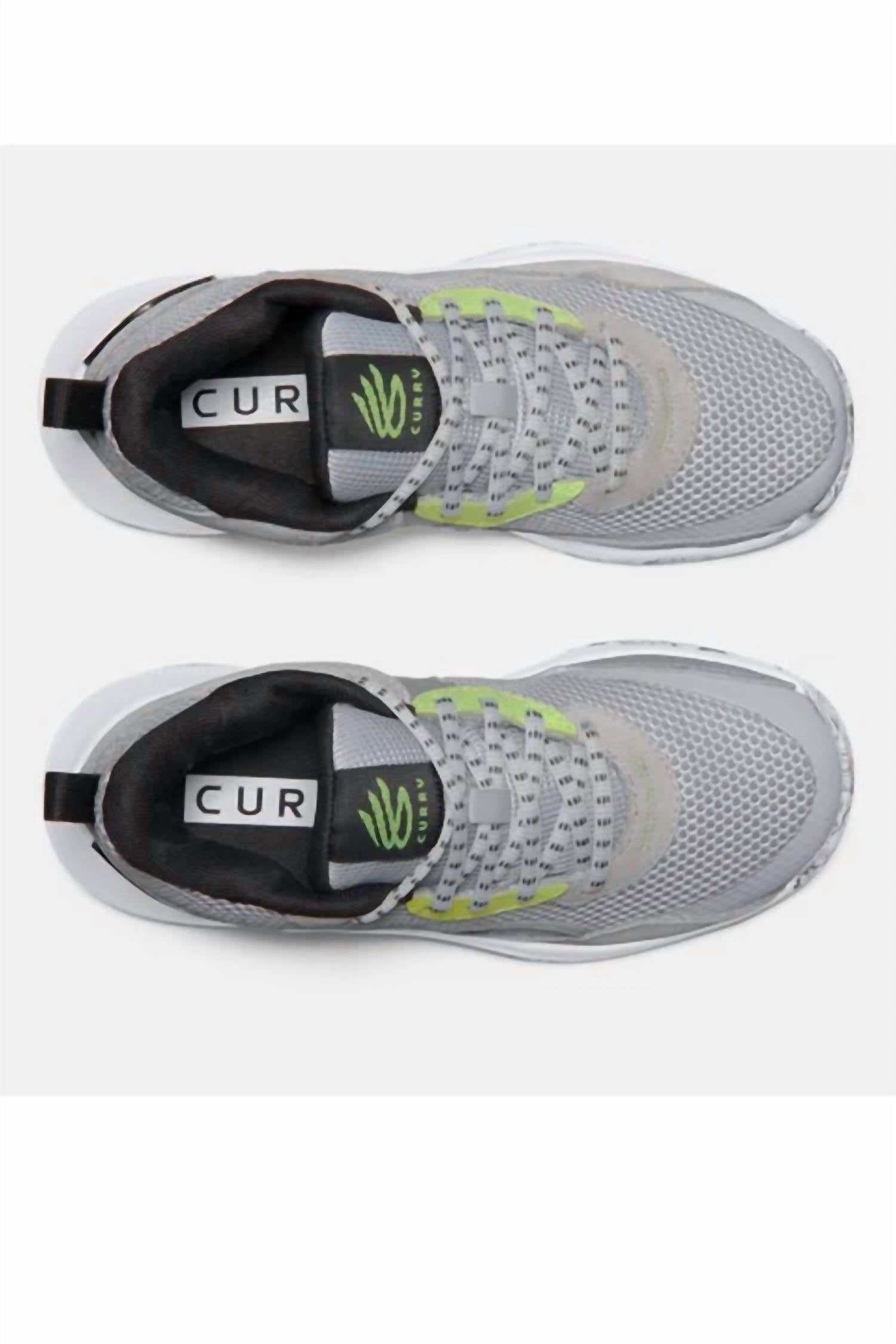 UNDER ARMOUR Men's Curry 3z 24 Suede Shoes in grey blk - men's sneaker - alternate view