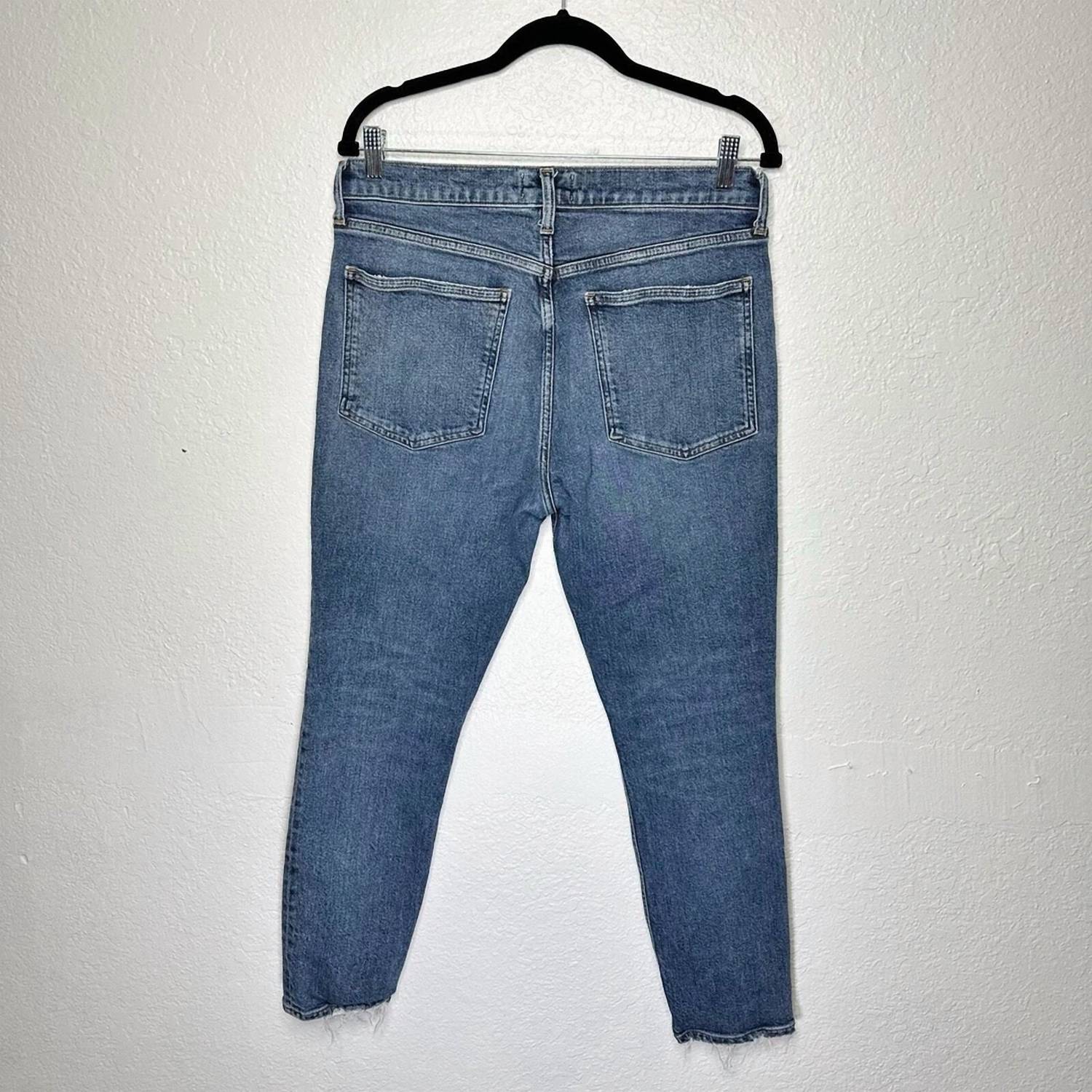 Agolde - Willow Mid Rise Slim Straight Jeans
