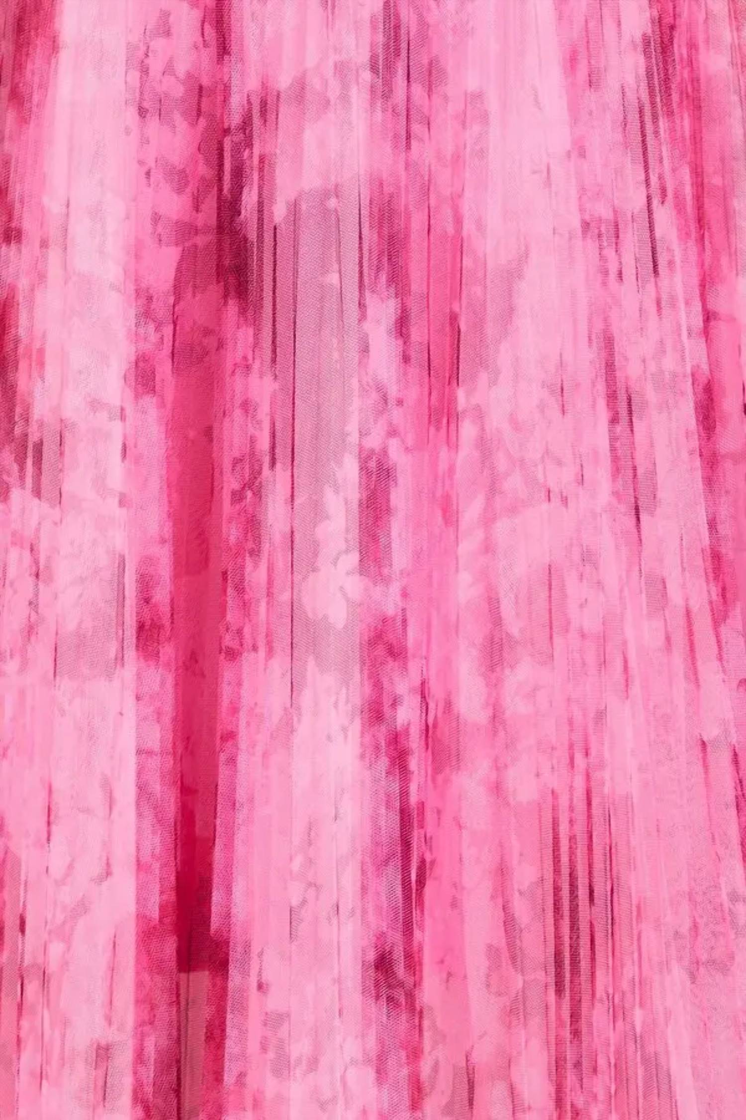 Monique Lhuillier Floral Tulle Dress in pink - women's dress - alternate view