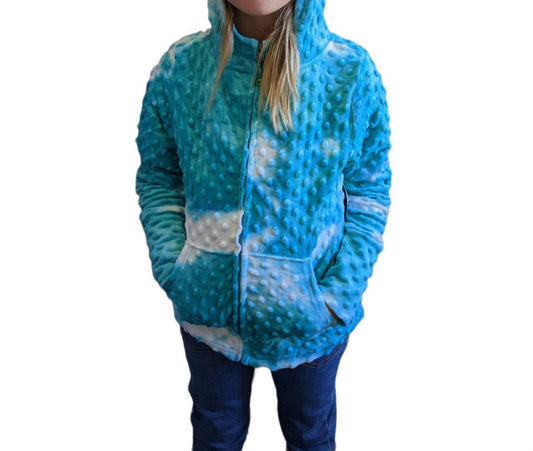 Limeapple - Girls Minky Bubble Hoodie