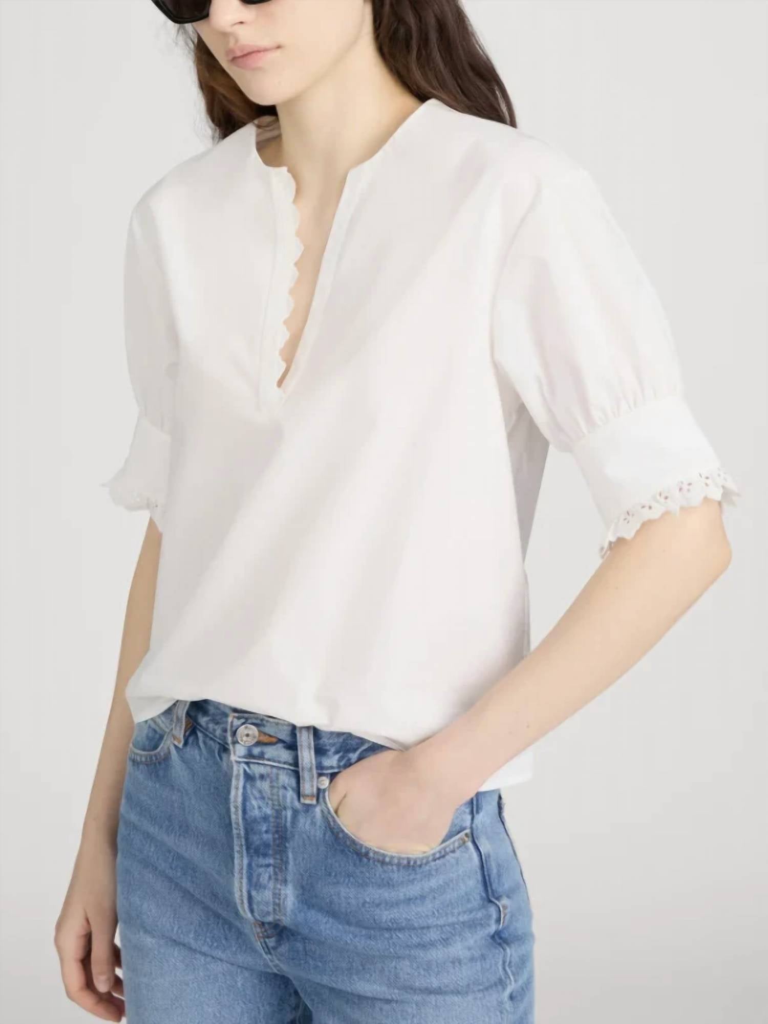 Frame - The Keepsake Popover Top