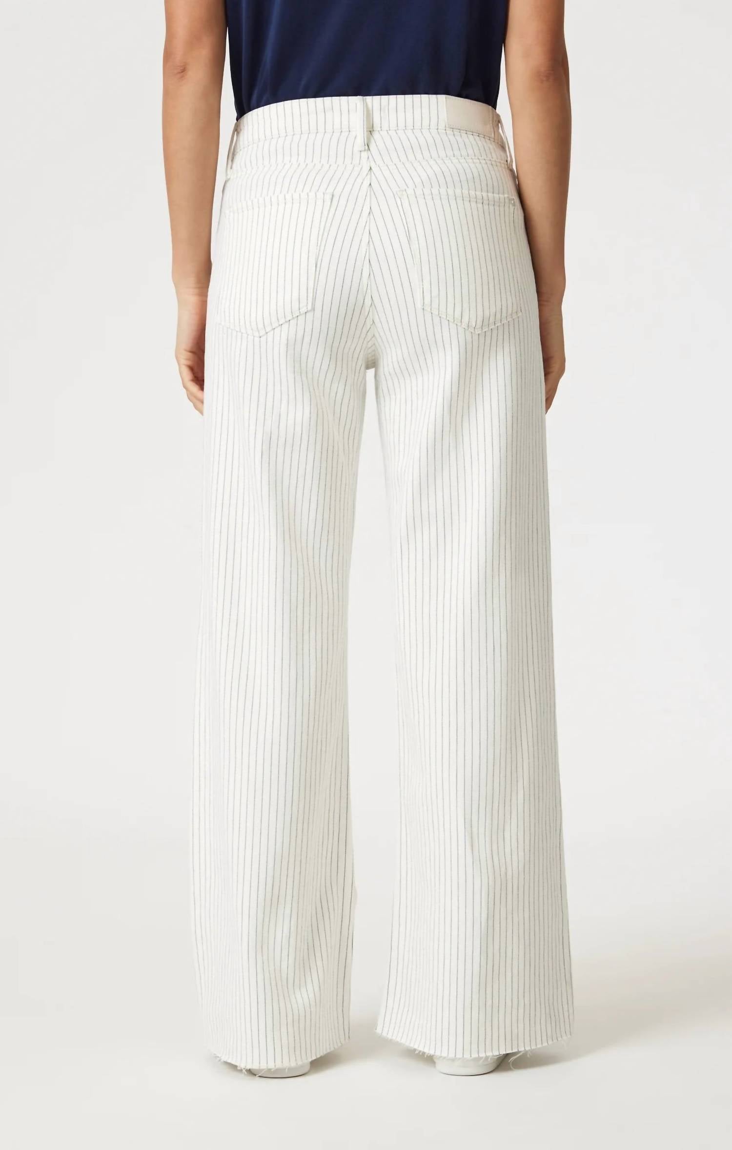 Mavi - Paloma Mid Rise Stripe Jeans