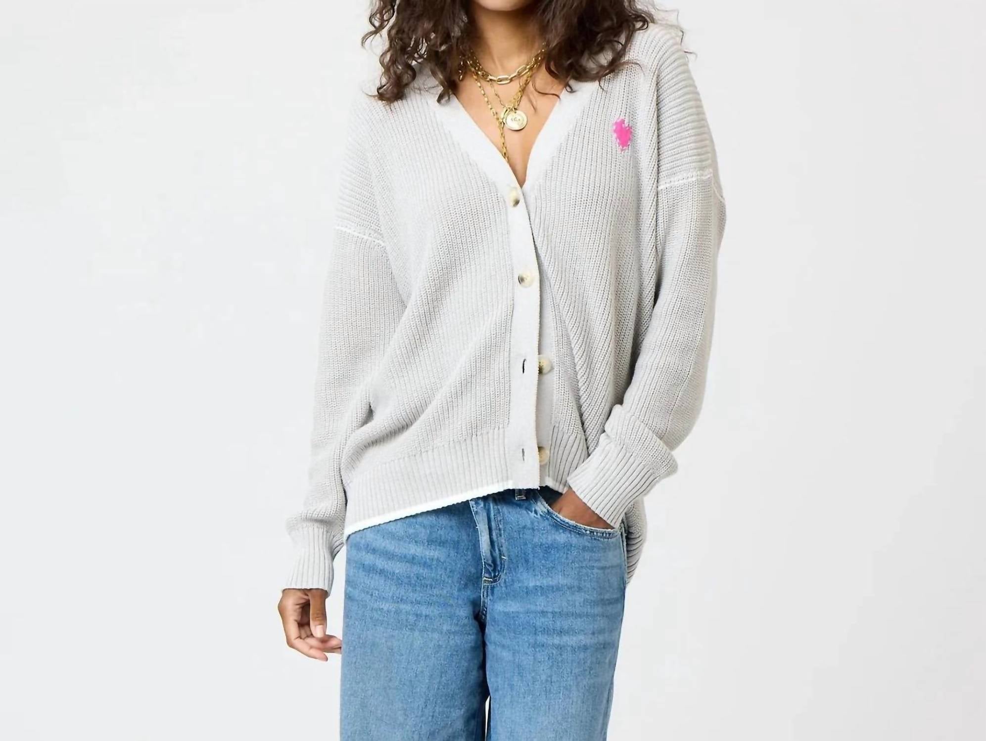 Kerri Rosenthal - Slouchy V-neck Cardigan