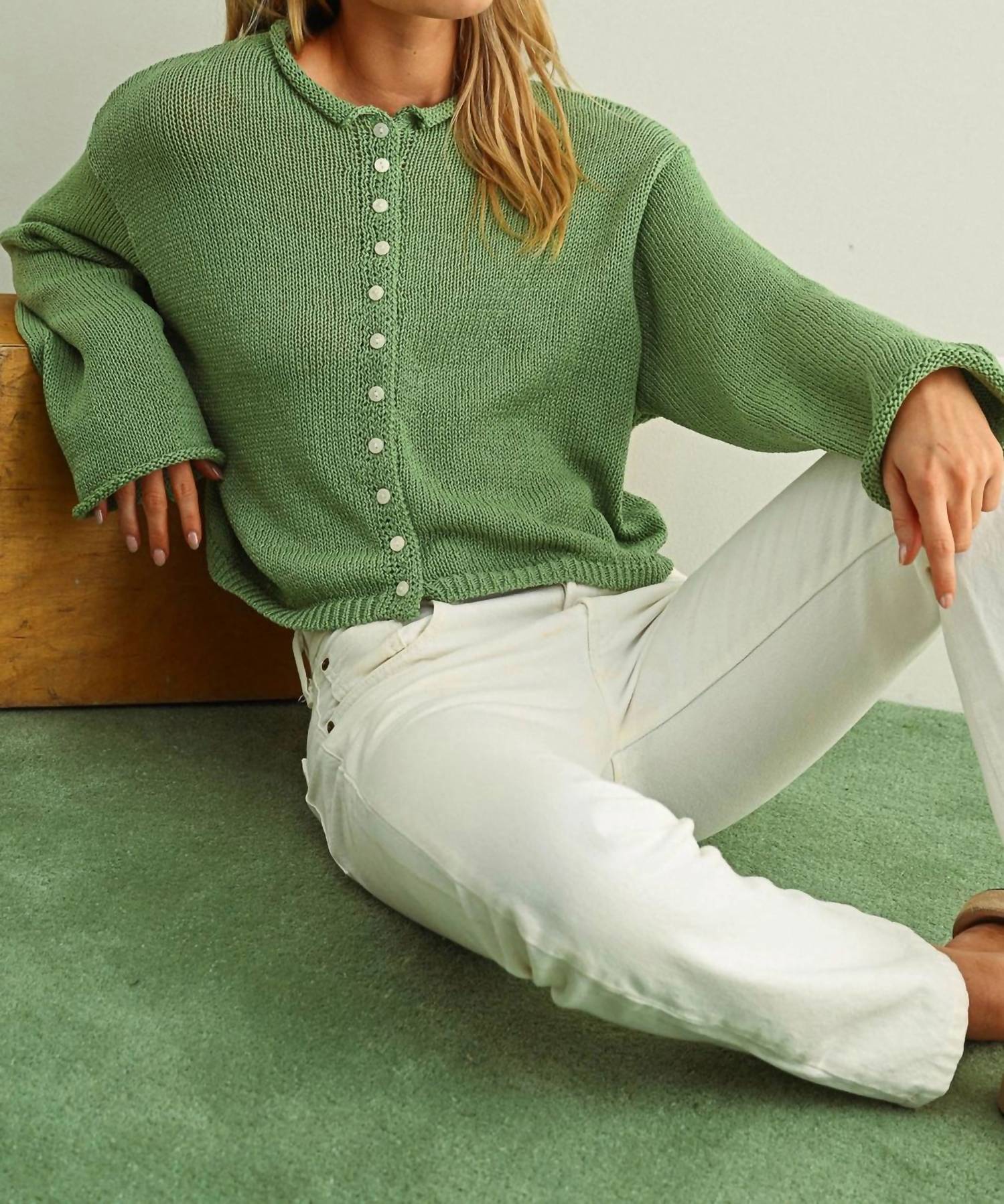 Miou Muse - Sunny Knit Cardigan