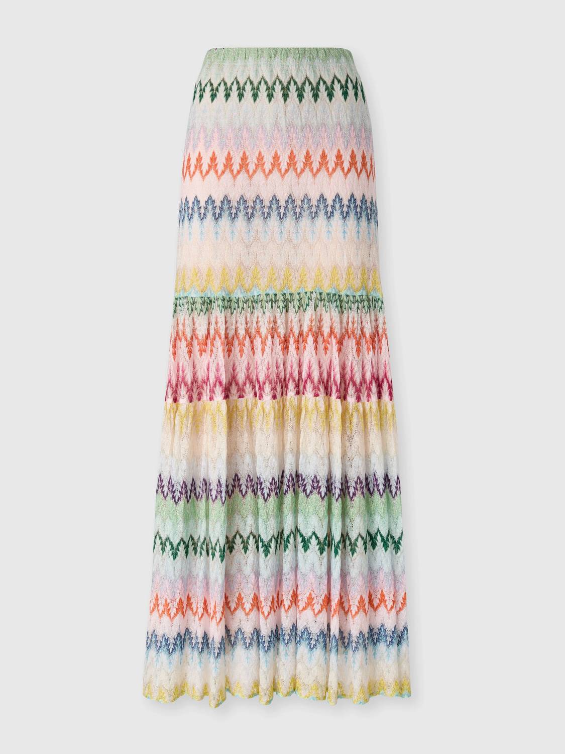 Missoni - Ruffles And Lace Motif Long Skirt
