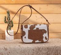 Wrangler - Women's Cow Print Crossbody Bag