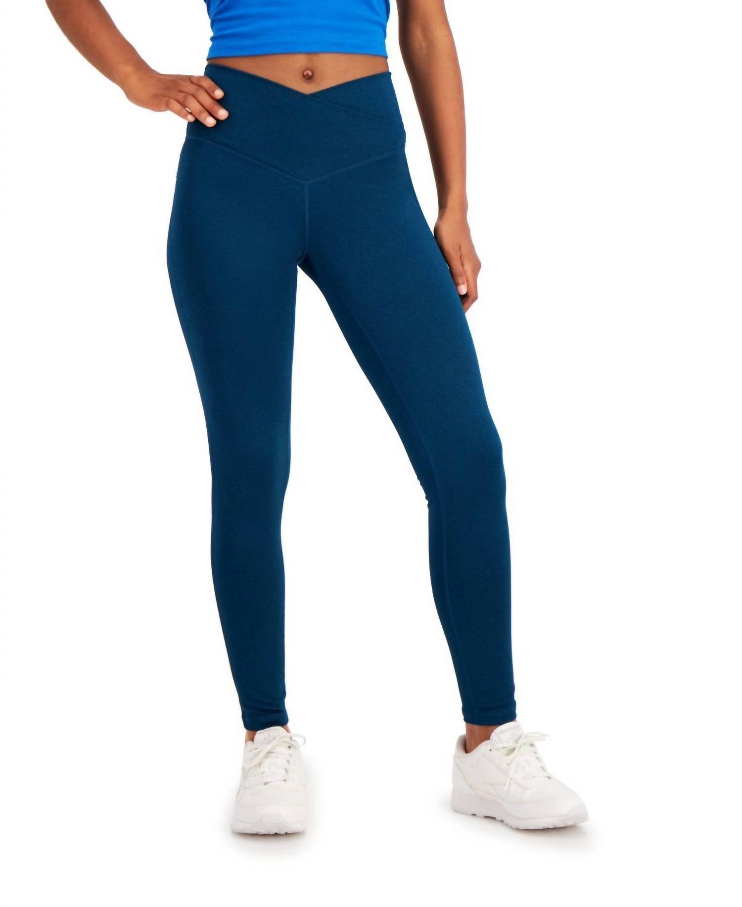 Jenni By Jennifer Moore - Women's On Repeat Crossover Full Length Legging