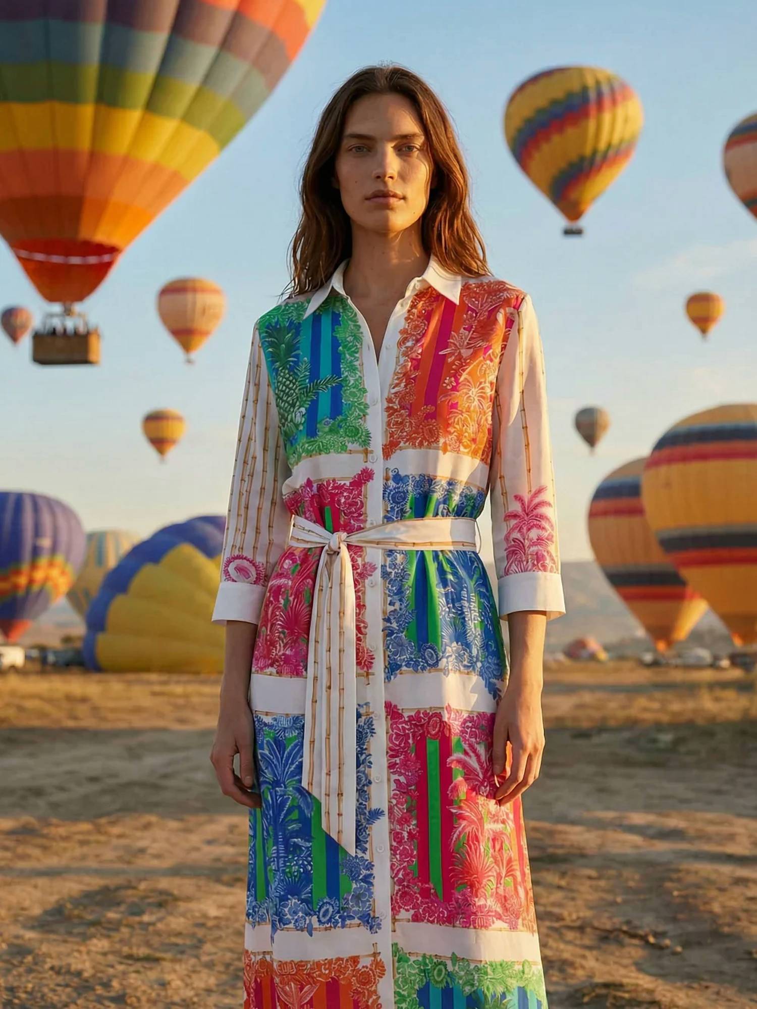 Vilagallo - Shirt Midi Dress
