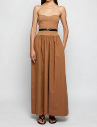 Swf - Split Bodice Midi Dress