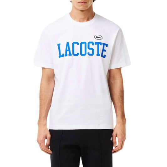 Lacoste - Cotton Print & Badge Tee