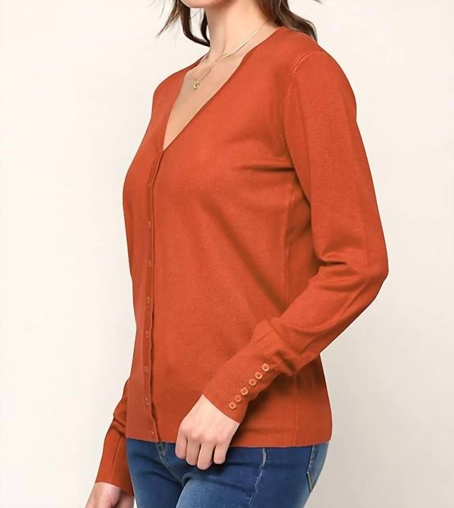 Made By Johnny - Keep It Classic V-neck Cardigan