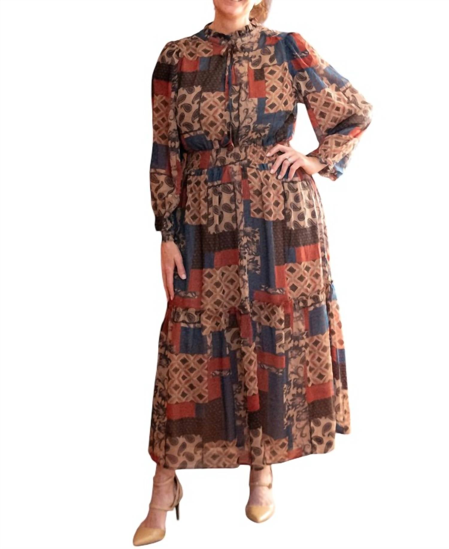 Umgee - The Paisley Patch Dress