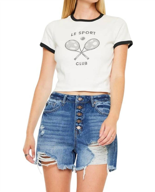 Kancan - Sheila High Rise Mom Short