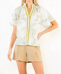 Thml - Leaf Flutter Blouse