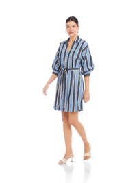 Fifteen Twenty - Blaire Lantern Sleeve Tie Dress