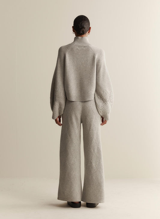 Joslin - Elizabeth Wool Quilt Knit Pant