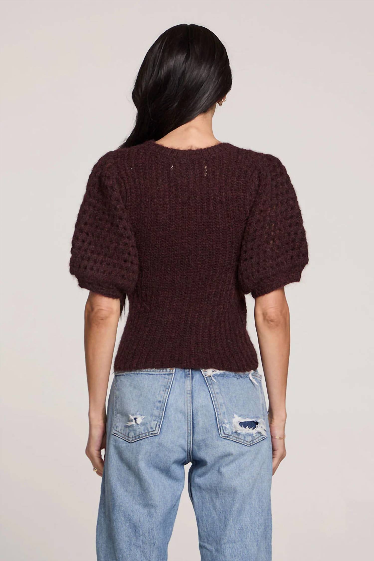 Saltwater Luxe - Marjorie Balloon Sleeves Sweater
