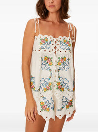 Farm Rio - Anna Scallop Floral Cami Top