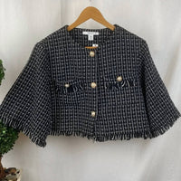 Anna & Ava - Woven Cropped Jacket