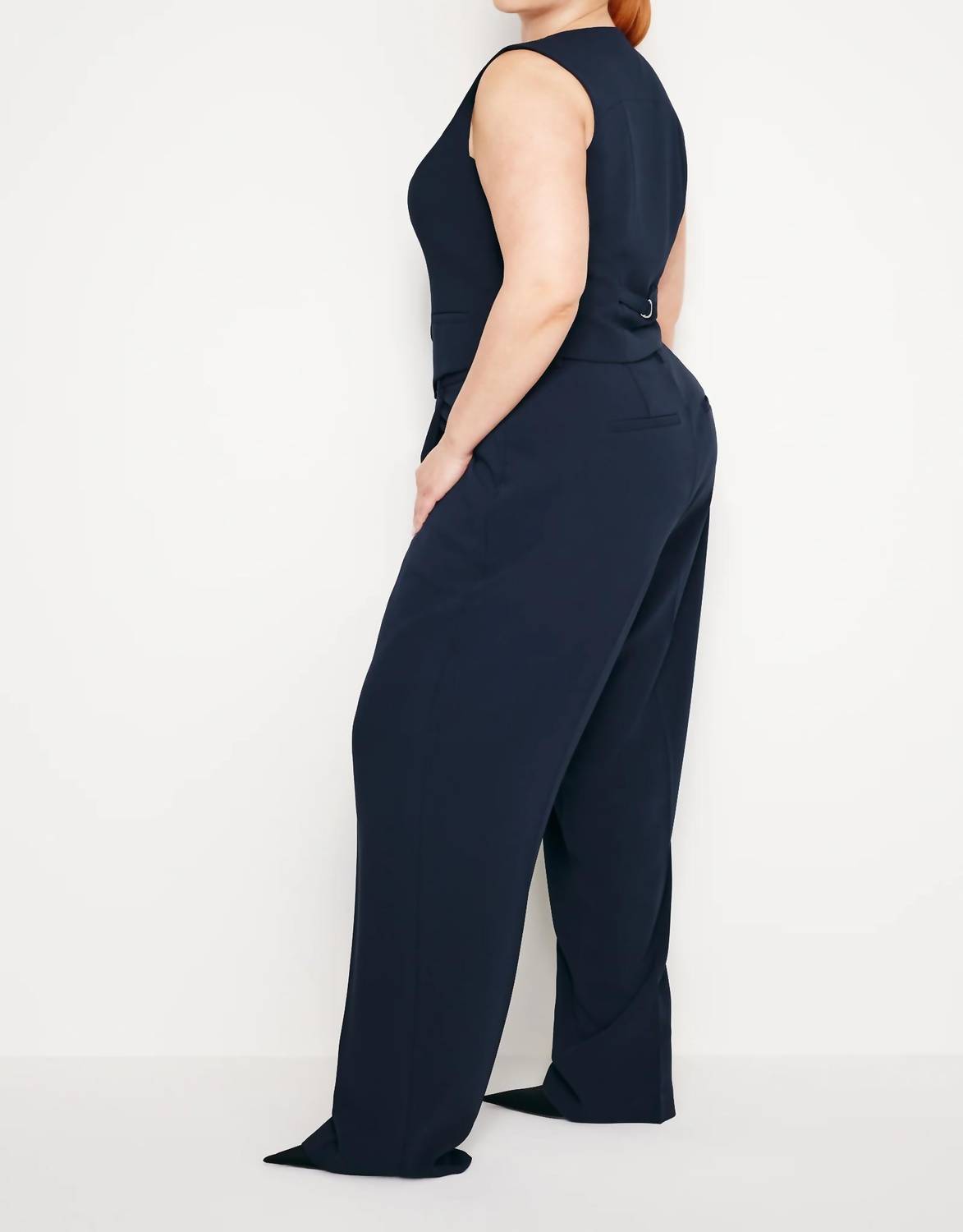 Good American - Luxe Suiting Column Trouser