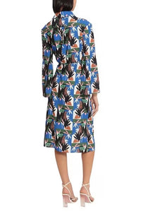 Donna Morgan - Long Sleeve Wrap Dress