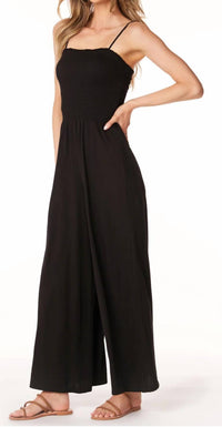 Bobi - Cami Strap Smocked Jumpsuit