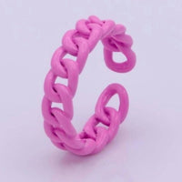 Aim Eternal - Women's Enamel Curb Chain Ring