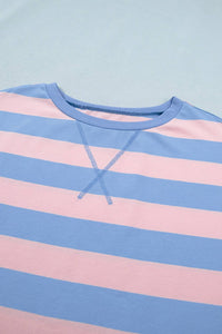 66Disco - Stripe Dolman Tee & Skort Set