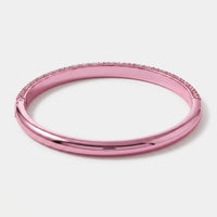 Via Saviene - Half Pave Hinged Bangle