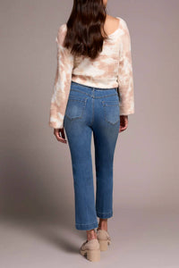 Tribal - Audrey Pull-on Crop Jeans
