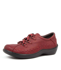 Ziera Women's Allsorts Shoe - Wide in rouge trooper oiled leather - women's sneaker - view 5