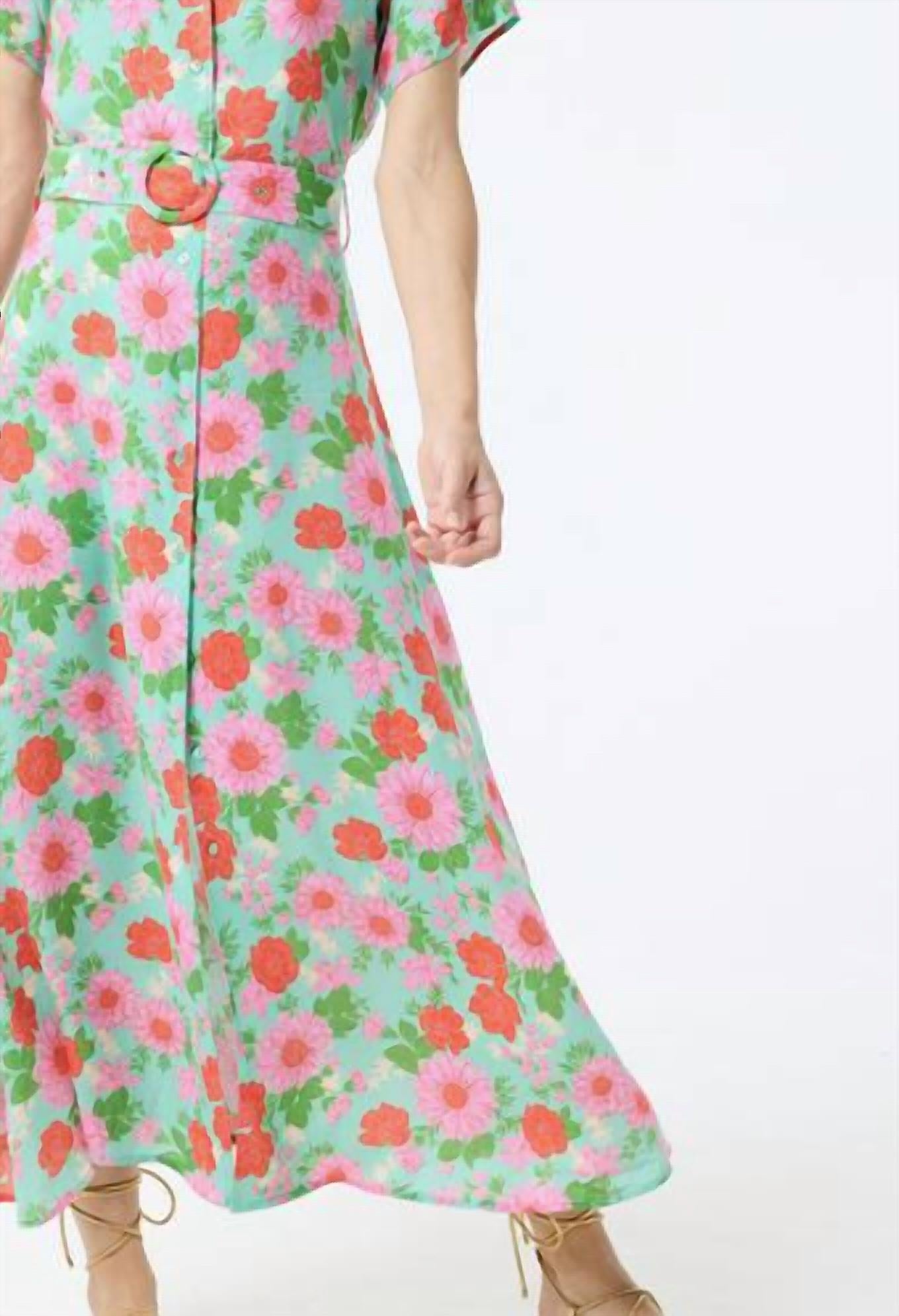 Leo & Ugo - Viscose Long Printed Dress
