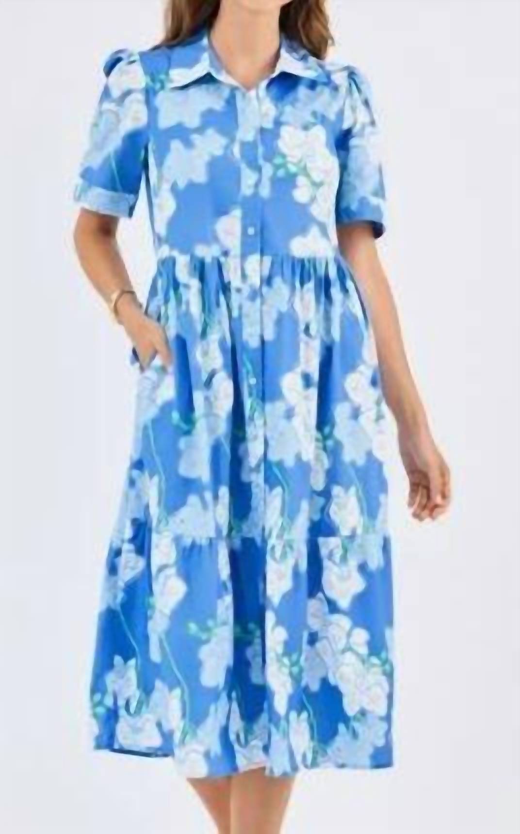 Mary Square - Jema Orchid Reverie Midi Dress