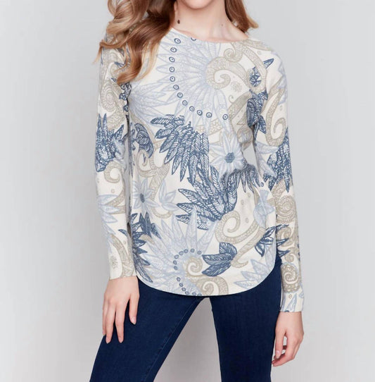 Charlie B - Plushy Knit Crew Neck Sweater