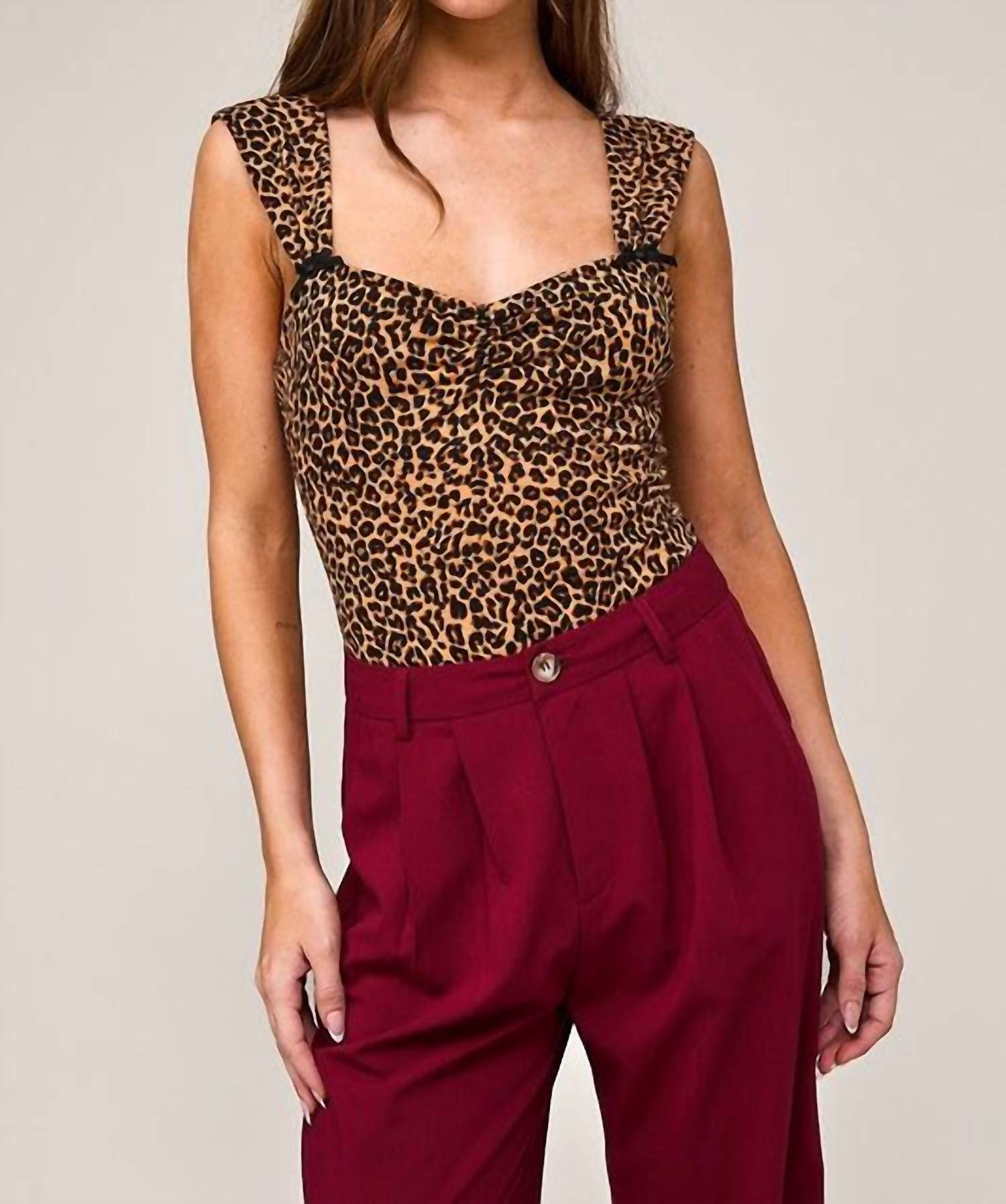 Le Lis - Prowess Sweetheart Neck Bodysuit