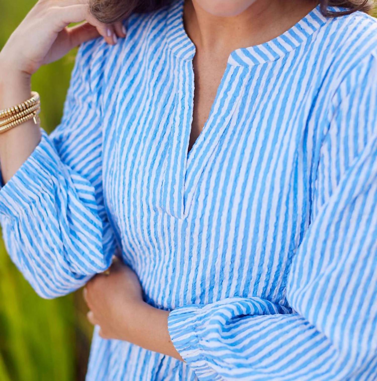 Mary Square - Cooper Striped Dress