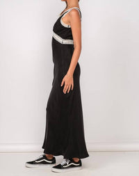 Sky To Moon - Lace On Plunging V-neck Slip Dress