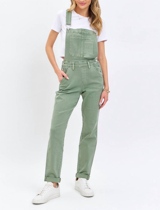 Judy Blue - High Waist Boyfriend Overall Jeans