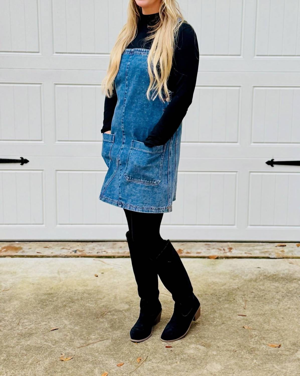 BluIvy The Millie Denim Dress in blue - women's dress - view 4