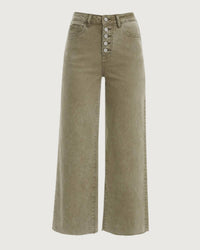 Bayeas - Jordan High Rise Wide Leg Denim Jeans