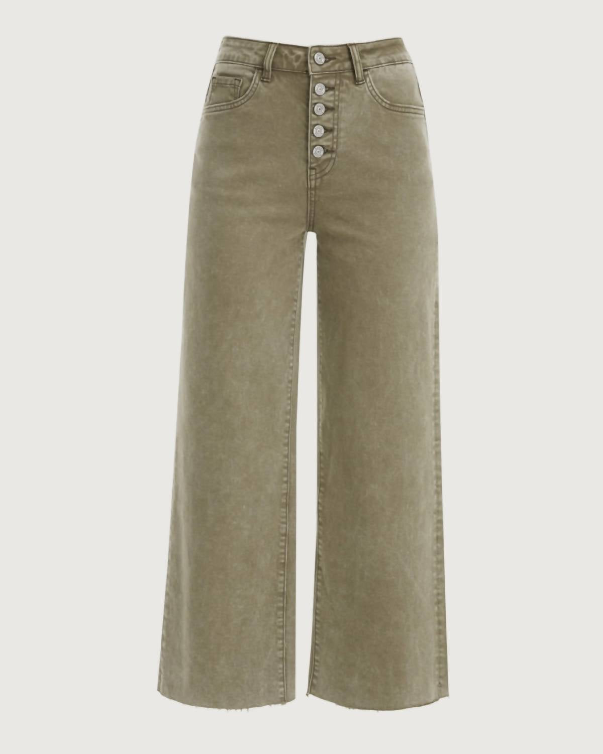 Bayeas - Jordan High Rise Wide Leg Denim Jeans